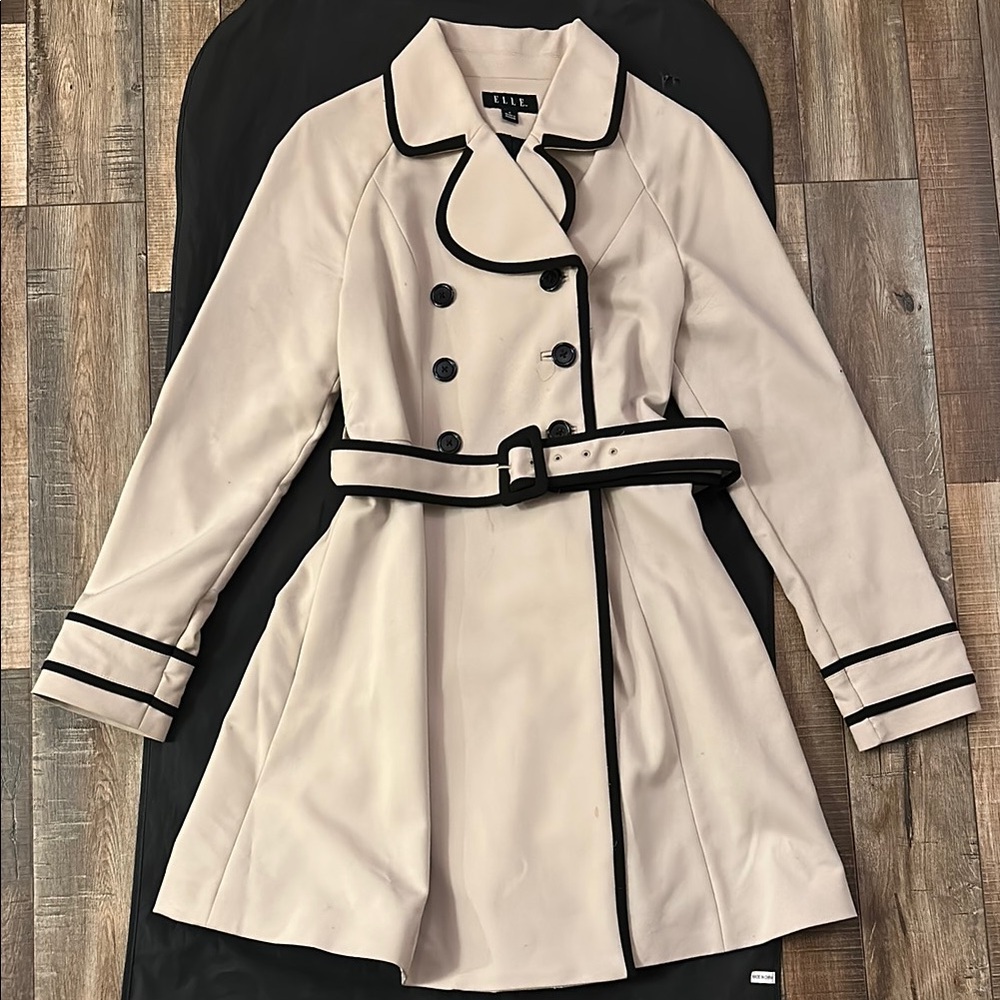 Elle Women's Beige Trench Coat